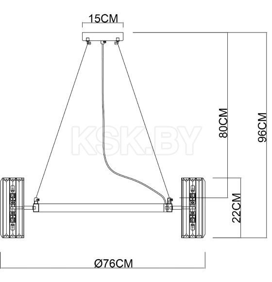 Светильник подвесной Arte Lamp SANTORINI A1049SP-16GO (A1049SP-16GO) 