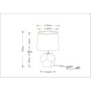 Светильник настольный Arte Lamp ZIBAL A5005LT-1WH (A5005LT-1WH) 