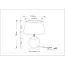 Светильник настольный Arte Lamp SCHEAT A5033LT-1WH (A5033LT-1WH) 