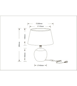 Светильник настольный Arte Lamp SCHEAT A5033LT-1WH