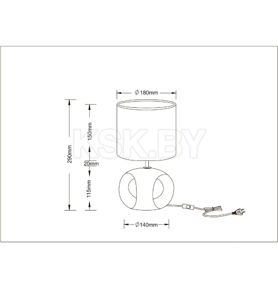 Светильник настольный Arte Lamp ZAURAK A5035LT-1GO (A5035LT-1GO) 