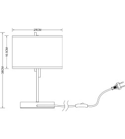 Светильник настольный Arte Lamp JULIETTA A5037LT-2CC