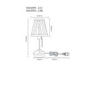 Светильник настольный Arte Lamp MARRIOT A5039TL-1AB (A5039TL-1AB) 