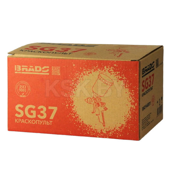 Краскопульт BRADO SG37 (LVLP, 1,4мм,  2,5-3,5бар, 600мл) (BSG37.00) 
