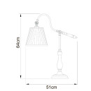 Светильник настольный Arte Lamp SEVILLE A1509LT-1PB (A1509LT-1PB) 