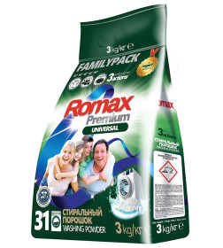 Стиральный порошок Romax Premium Universal 3 кг