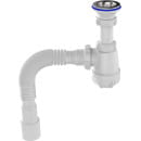 Сифон для умывальника 1 1/4"х40 с мет.реш. с г.т. 40х40/50  S1015-35-MR (S1015-35-MR) 