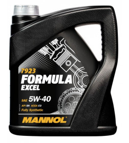 Моторное масло MANNOL Formula Excel SAE 5W-40 API SN 5л