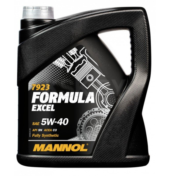 Моторное масло MANNOL Formula Excel SAE 5W-40 API SN 5л (7923) 