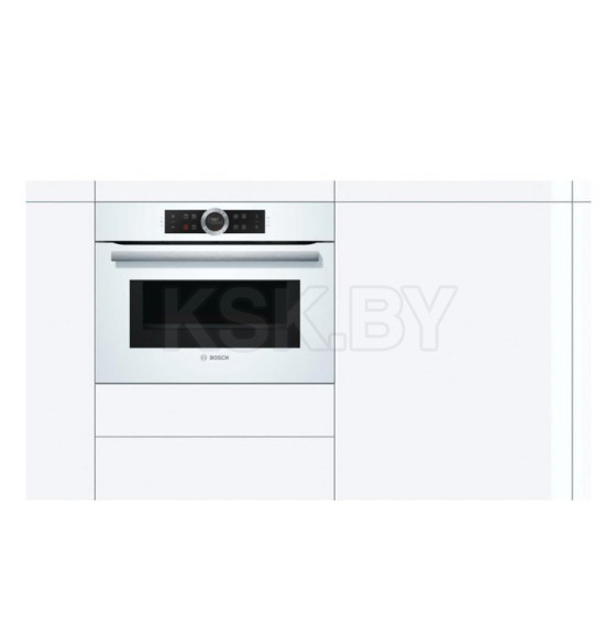 Компактный духовой шкаф с СВЧ Bosch CMG633BW1 (CMG633BW1) 