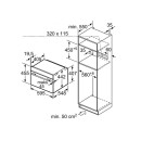 Компактный духовой шкаф с СВЧ Bosch CMG633BW1 (CMG633BW1) 