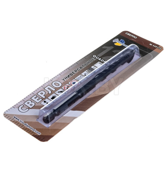 Сверло универсальное 12 мм Quadro Trio-Diamond 440112 (440112) 