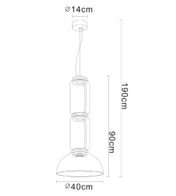 Светильник подвесной Divinare TRUMPET 1242/06 SP-24