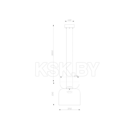 Светильник подвесной Divinare OPAL 5245/33 SP-10 (5245/33 SP-10) 