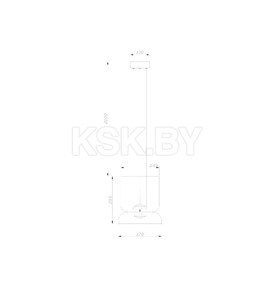 Светильник подвесной Divinare OPAL 5247/33 SP-10 (5247/33 SP-10) 