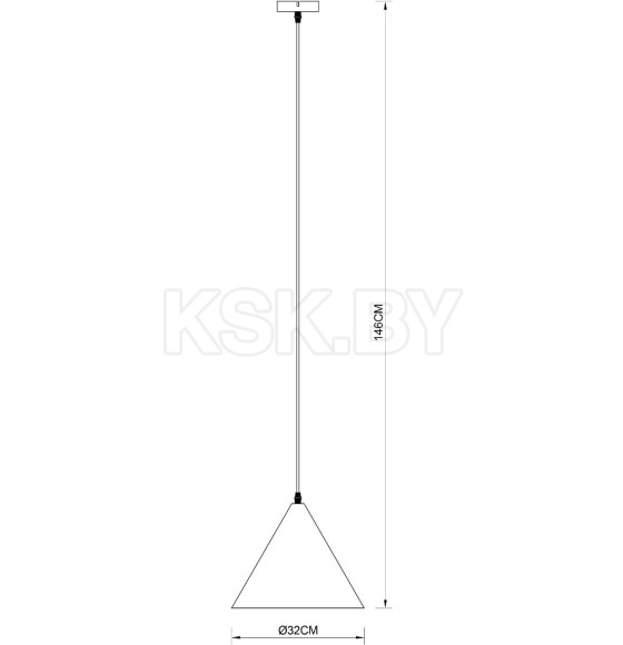 Светильник подвесной Arte Lamp DAVID A7041SP-1BK (A7041SP-1BK) 