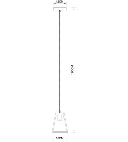 Светильник подвесной Arte Lamp BRUSSELS A8030SP-1BK