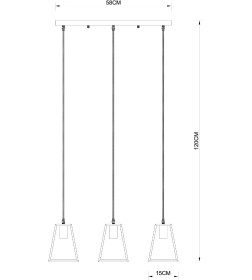 Светильник подвесной Arte Lamp BRUSSELS A8030SP-3BK