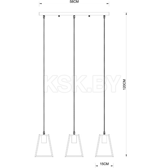 Светильник подвесной Arte Lamp BRUSSELS A8030SP-3BK (A8030SP-3BK) 