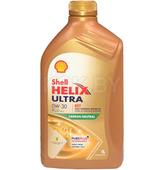 Масло моторное Shell Helix Ultra ECT 0W-30 1л.