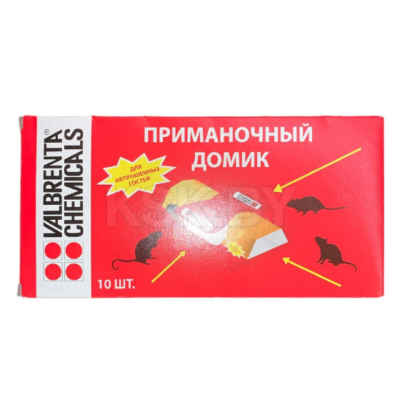 Липкая пластина от мышей Клеелов, 10шт