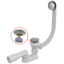 Сифон для ванны клик-клак, металл А504СКМ (A504CKM-BL-01) 