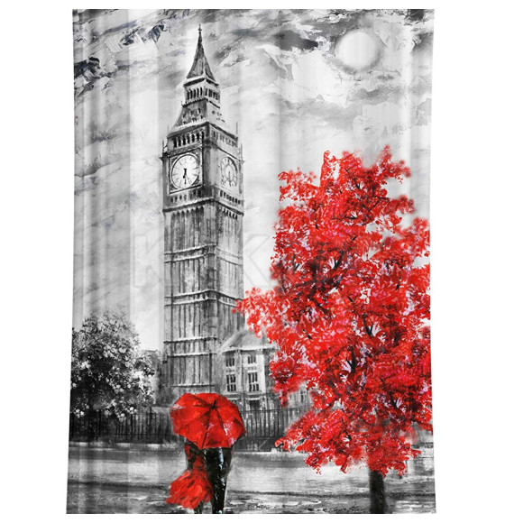 Штора для ванной без колец Tropikhome 180х200 BIG BEN