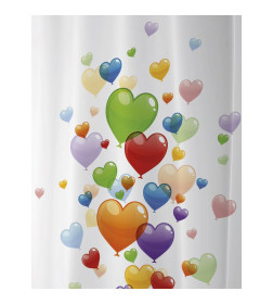 Штора для ванной без колец Tropikhome 180х200 HEART BALOONS