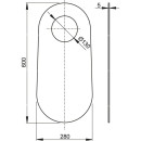 Звукоизоляц плита для унитазов, стоящих на полу и биде M920 (M920) 