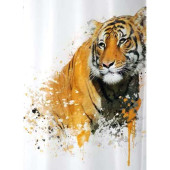Штора для ванной без колец Tropikhome 180х200 TIGER