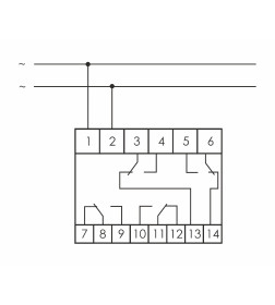 Реле электромагнитное РК-4Р 230В F&F