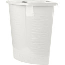 Корзина для белья Regular с откидной крышкой 40 л угловая, (белое облако) Keeplex (KL170011048) 