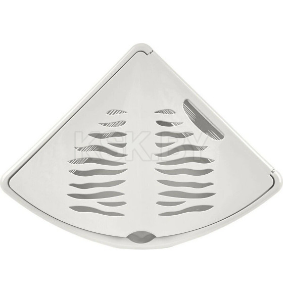 Корзина для белья Regular с откидной крышкой 40 л угловая, (белое облако) Keeplex (KL170011048) 