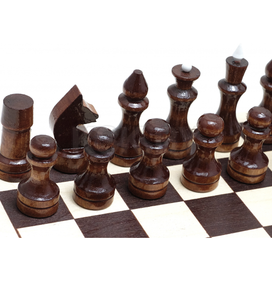 Шахматы лакированные с доской 290х145х38мм Р-1 (Р-1) 