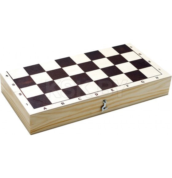 Шахматы лакированные с доской 290х145х38мм Р-1 (Р-1) 
