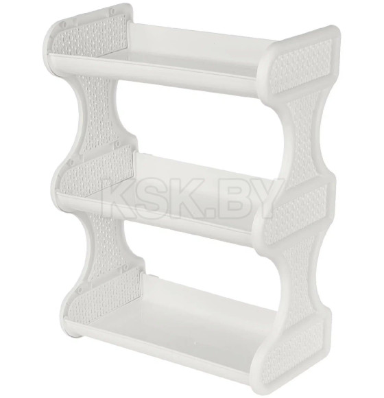 Полка навесная Ajur трехсекционная 32,4х17х41,8 см (белое облако) Keeplex KL168512048 (KL168512048)