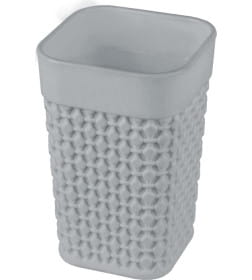 Стакан для зубной щетки и пасты Plast Team OSLO цвет серый шторм PT1343СШ-20