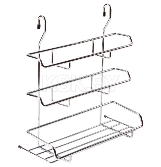 Корзина на релинг для бумаги и пленки (CWJ215), хром (54936) 