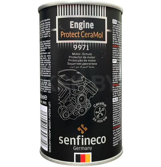 Присадка для защиты двигателя от износа Senfineco Engine Protector CeraMol 300 мл (9971) 