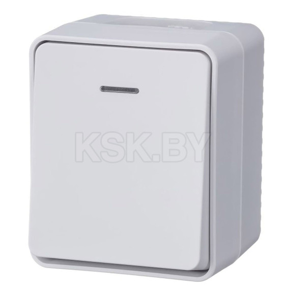 Выключатель 1-кл. с подсветкой IP54 белый profi54 Schneider Electric Atlasdesigne (ATN540113) 