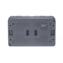 Розетка двойная с з/к защ. шторки IP54 антрацит profi54 Schneider Electric Atlasdesigne (ATN544026) 