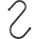 Крючок на релинг ретро,черный (комплект 6шт) (66163) 