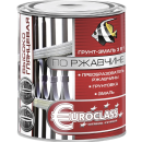 Грунт-эмаль по ржавчине "EUROCLASS" черная 6 кг (45-775) 