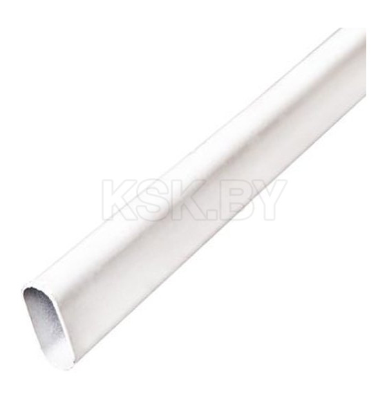 Труба овальная 30*15, L-3000  белая (14066) 