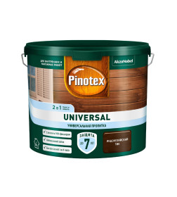 Защита для древесины  Pinotex Universal 2 в 1 индонезийский тик 9л