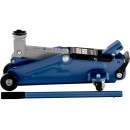 Домкрат гидравлический подкатной, 2 т, h подъема 140–340 мм Stels (51127) 