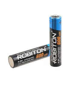 Аккумулятор AAA BL-2 Ni-MH (никель-металлогидридные) 600 mAH (2 шт) Robiton