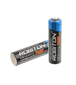 Аккумулятор AA BL-2 Ni-MH (никель-металлогидридные) 2500 mAH dect (уп.2шт) Robiton