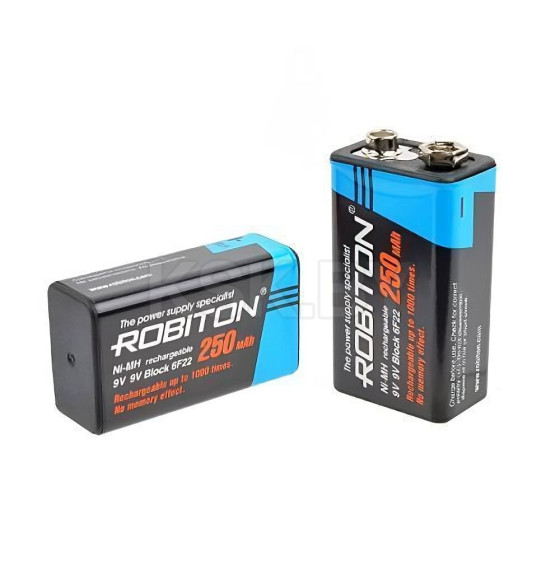 Аккумулятор крона MH-9 250 mAH Robiton (БЛ8801) 