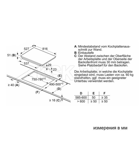 Панель варочная индукционная Bosch PXY875DC1E (PXY875DC1E) 